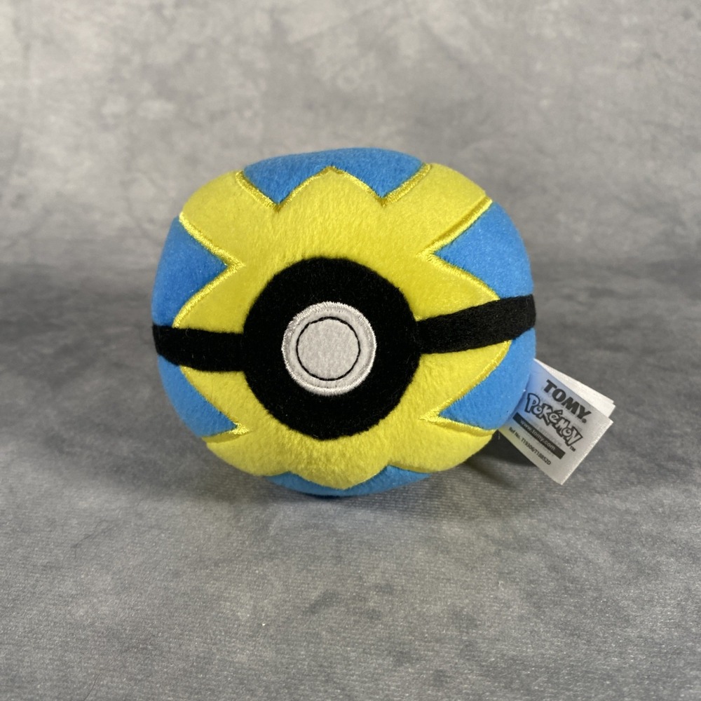 Pokemon Quick Ball Plush Tomy Officially Licensed Generation 4 Poke Ball
